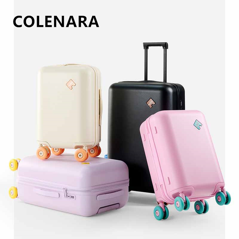 Spinner Wheel Rolling Suitcase 20 Inch - COLENARA ABS+PC, Koper 20