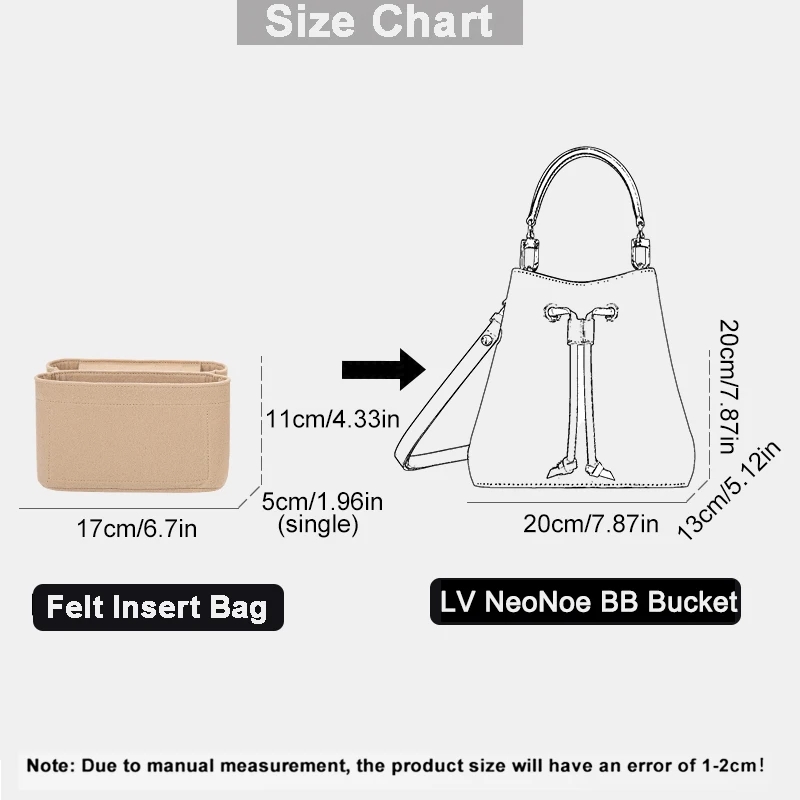 Untuk Tas LV Neonoe BB Bucket  - Cosmetic Bags ulasan dan harga
